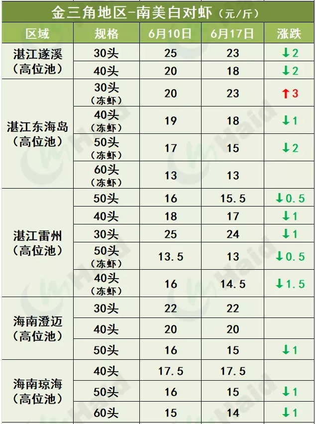 虾价行情 | 上涨3.9元/斤！疫情好转，珠三角开始领涨一波！其他地区如何了呢？