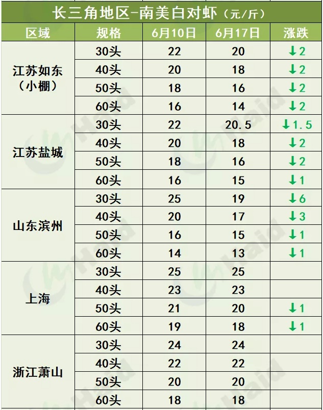 虾价行情 | 上涨3.9元/斤！疫情好转，珠三角开始领涨一波！其他地区如何了呢？