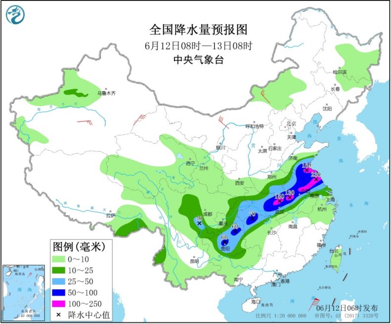 西南地区东部至黄淮江淮等地有强降雨 华北东北等地多阵雨或雷阵雨