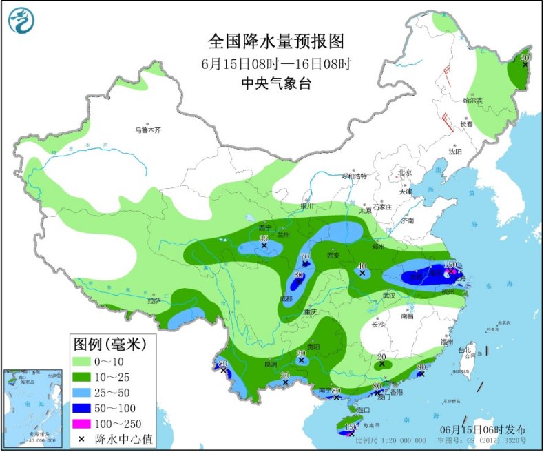 江淮江汉四川盆地有强降雨 华北江南等地有高温天气