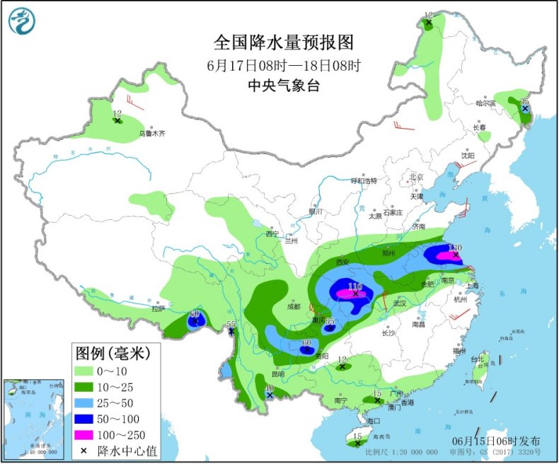 江淮江汉四川盆地有强降雨 华北江南等地有高温天气