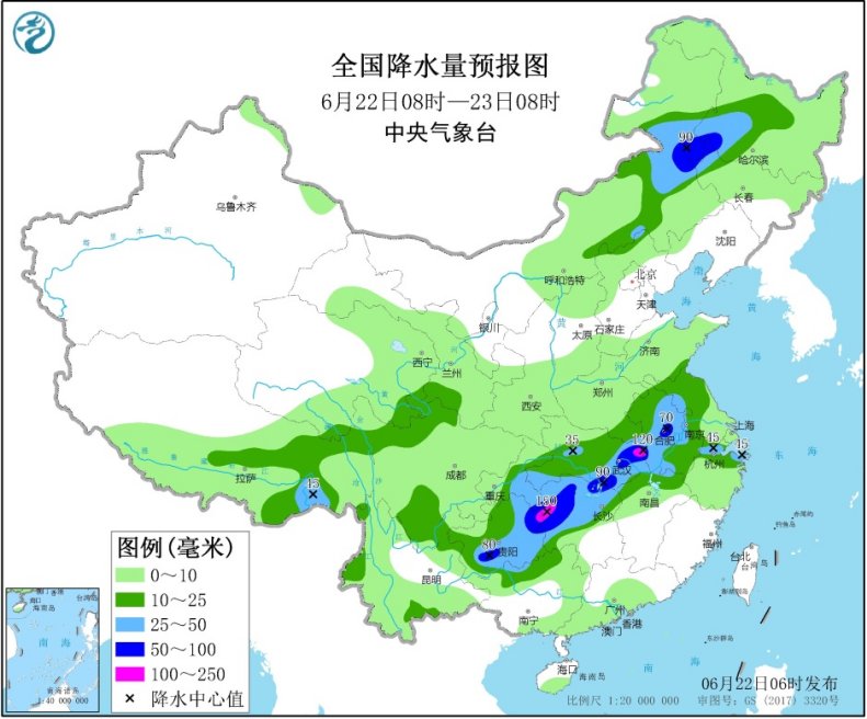 强降雨袭扰黔湘鄂赣皖桂等地 东北地区等地降雨频繁