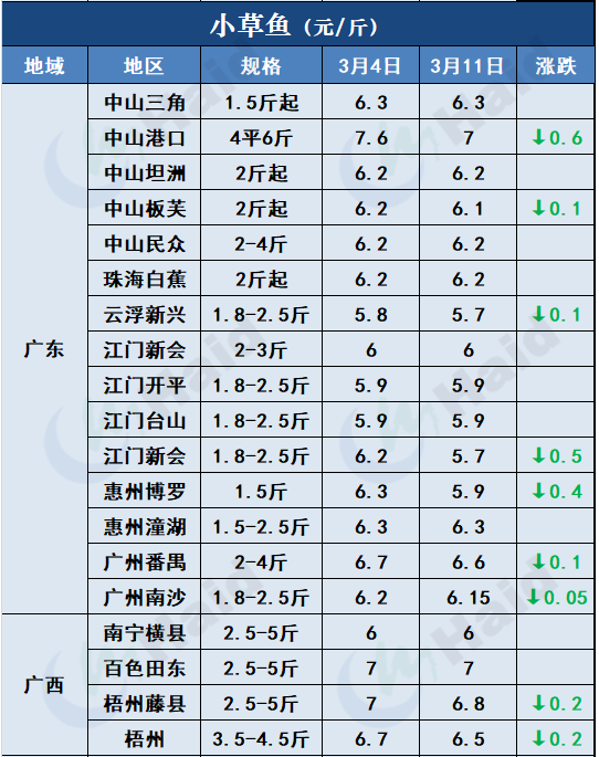 鱼价行情 | 加工厂抢鱼！罗非价格全线上涨，其他鱼怎么样呢？