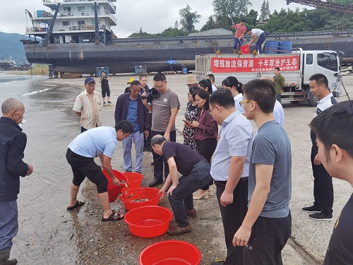 四川省农业科学院水产研究所助力泸州市市本级鱼类增殖放流活动