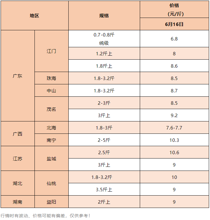 高温影响流通，鱼价回落！这条鱼后市还有上涨的希望