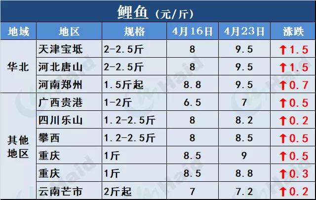 鱼价行情 | 全国严重缺鱼！多个品种价格一波一波的猛涨！