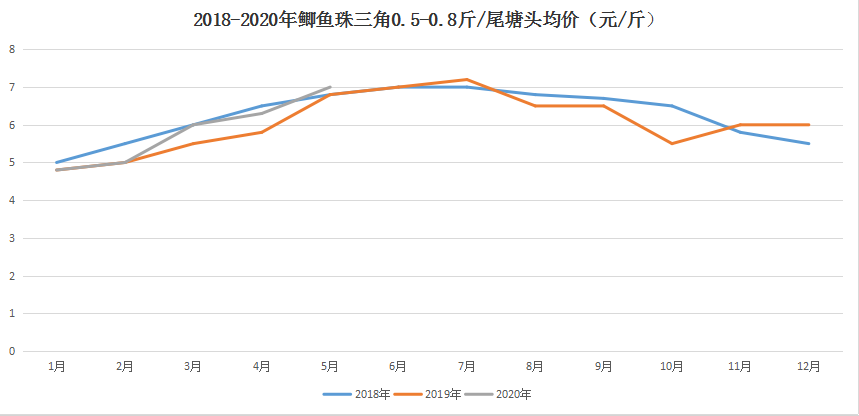 珠三角小鲫鱼“冲8破9”？总结近三年鲫鱼行情走势，后市涨势定了！