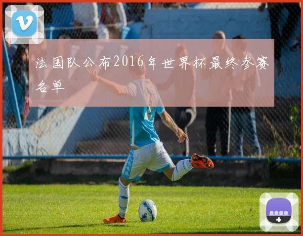 法国队公布2016年世界杯最终参赛名单